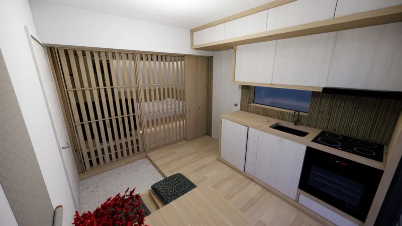 1-Bedroom Apartment Renovation, Study A, image 7 of 36