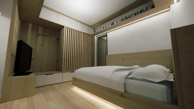 1-Bedroom Apartment Renovation, Study A, image 23 of 36