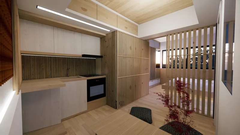 1-Bedroom Apartment Renovation, Study B, image 7 of 54