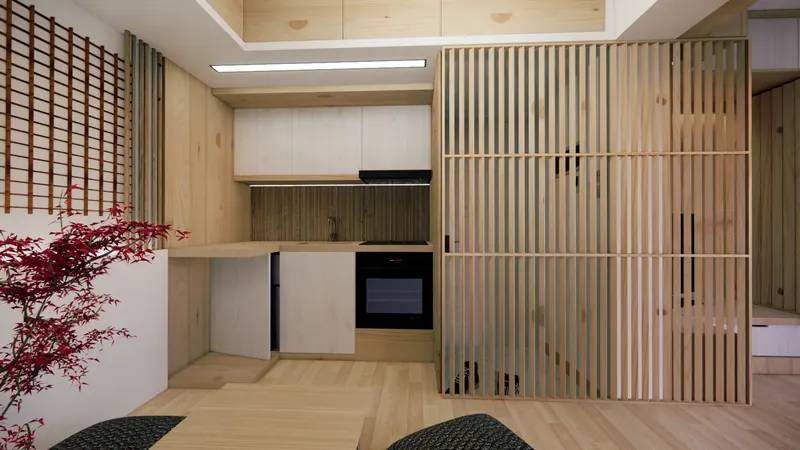 1-Bedroom Apartment Renovation, Study B, image 8 of 54