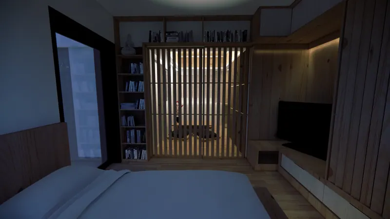 1-Bedroom Apartment Renovation, Study B, image 45 of 54